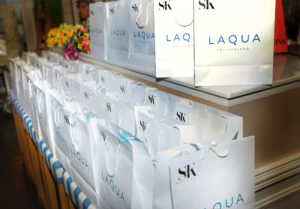 Laqua Swiss goody bags at the event